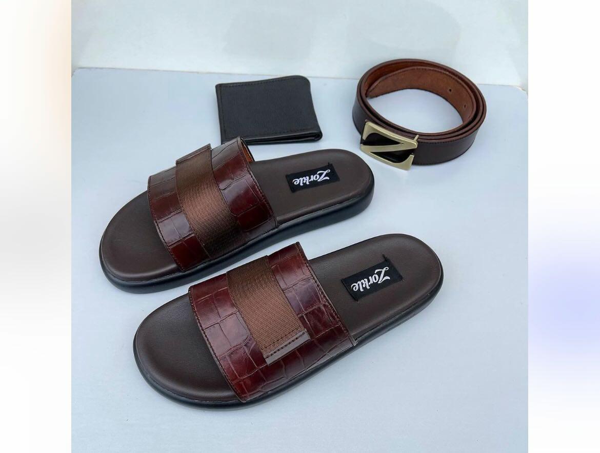 Desmond Slippers Coffee Brown