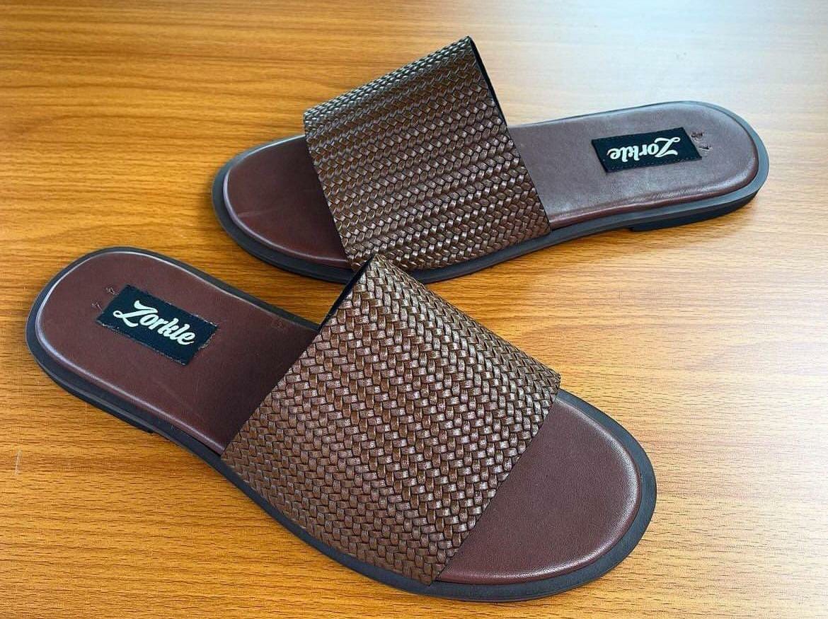 Breek slippers coffee brown