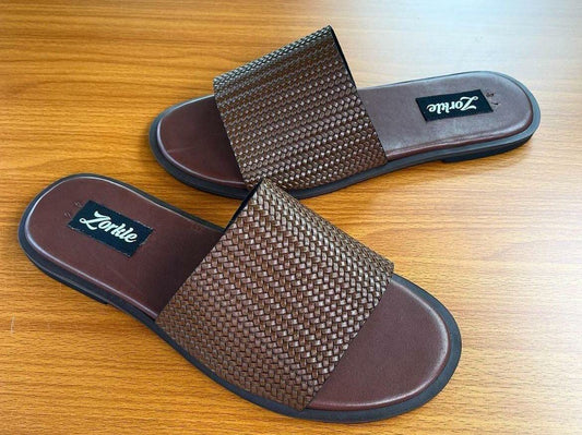 Breek slippers coffee brown