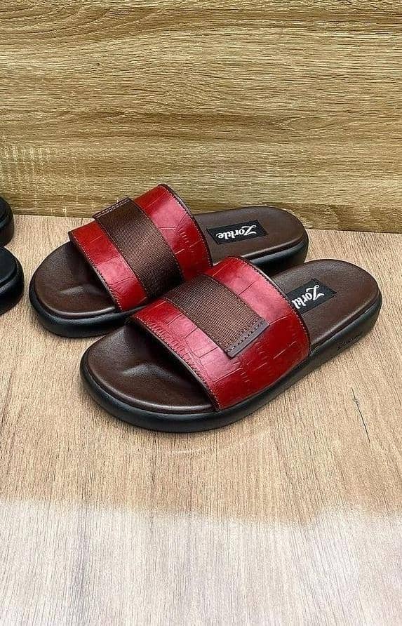 desmond slippers red