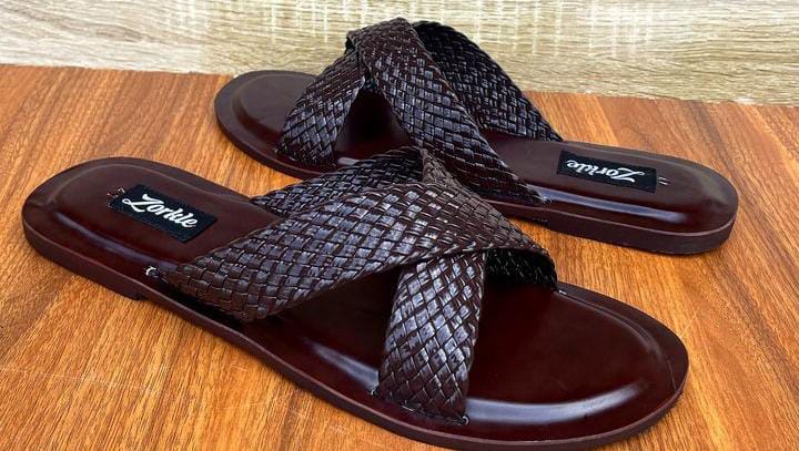 Phillipe Slippers Coffee Brown