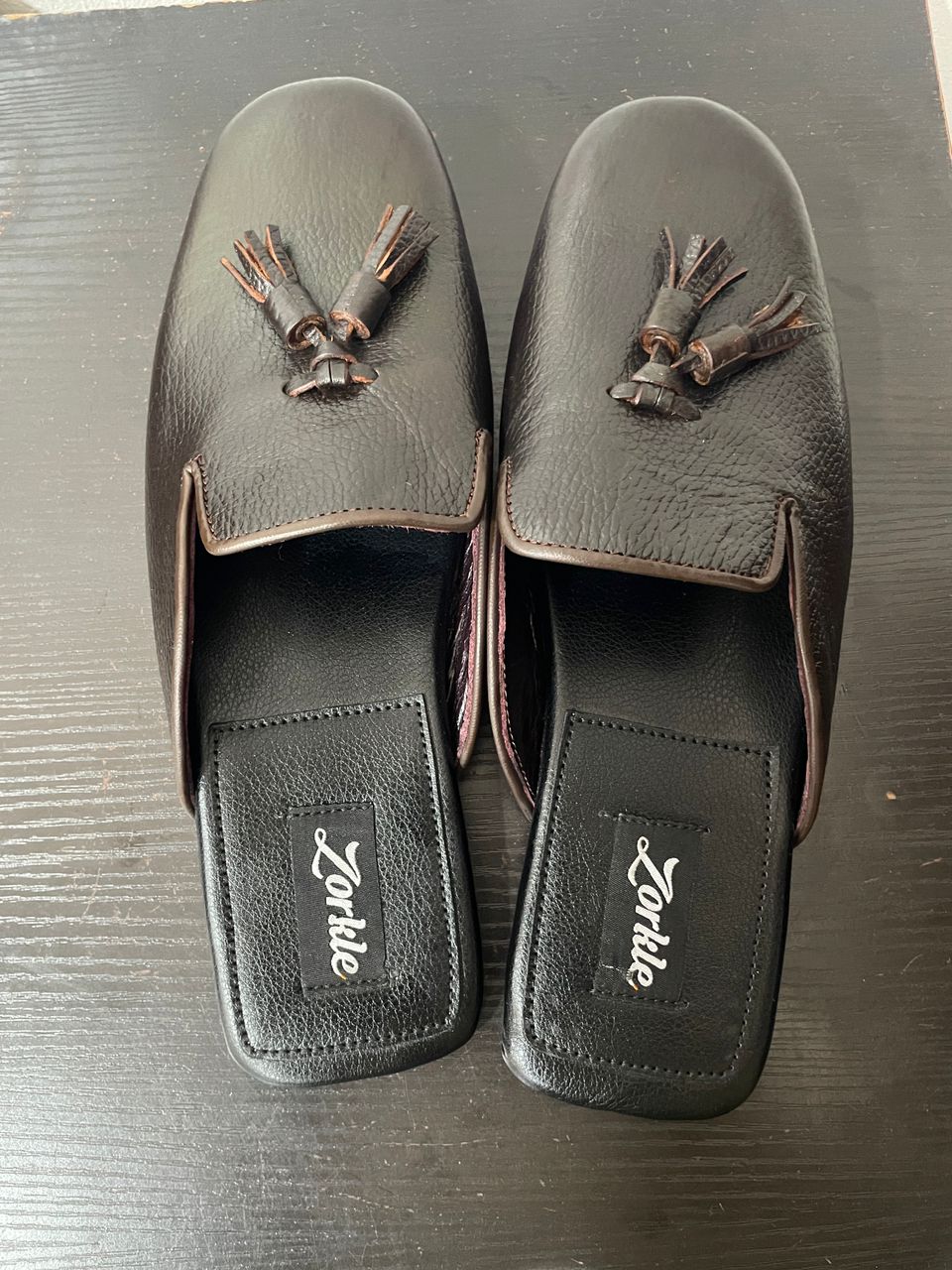 EMPEROR Mules Coffee brown