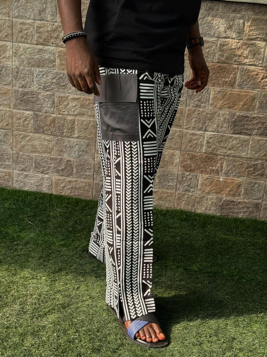 Afrokente Tribal black combat