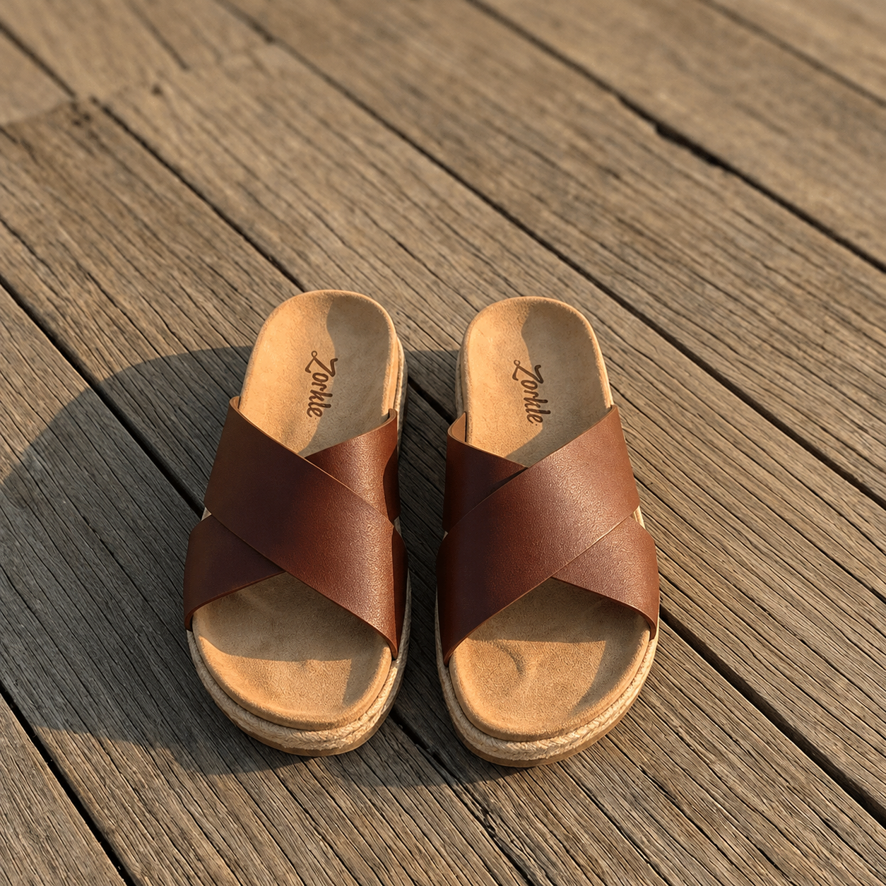 Cross Cita Slippers Brown