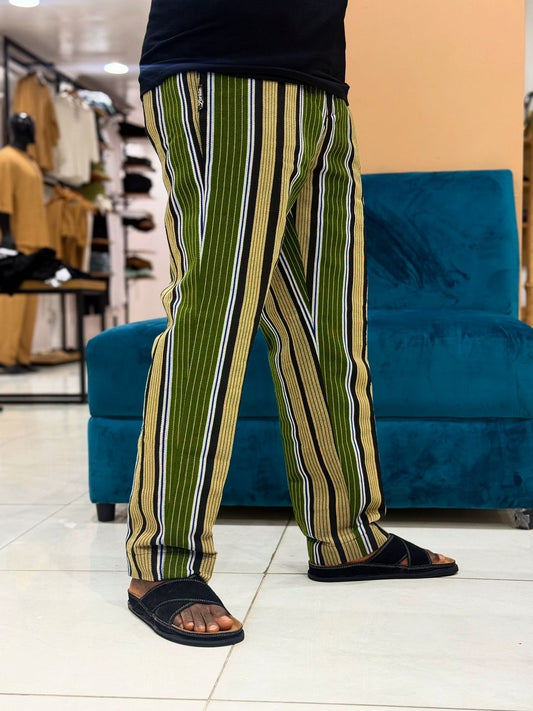 Dakin Green Stripe Aso Oke - Zorkle