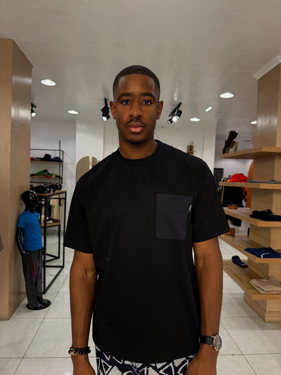 Drez Black Pocket Tshirt