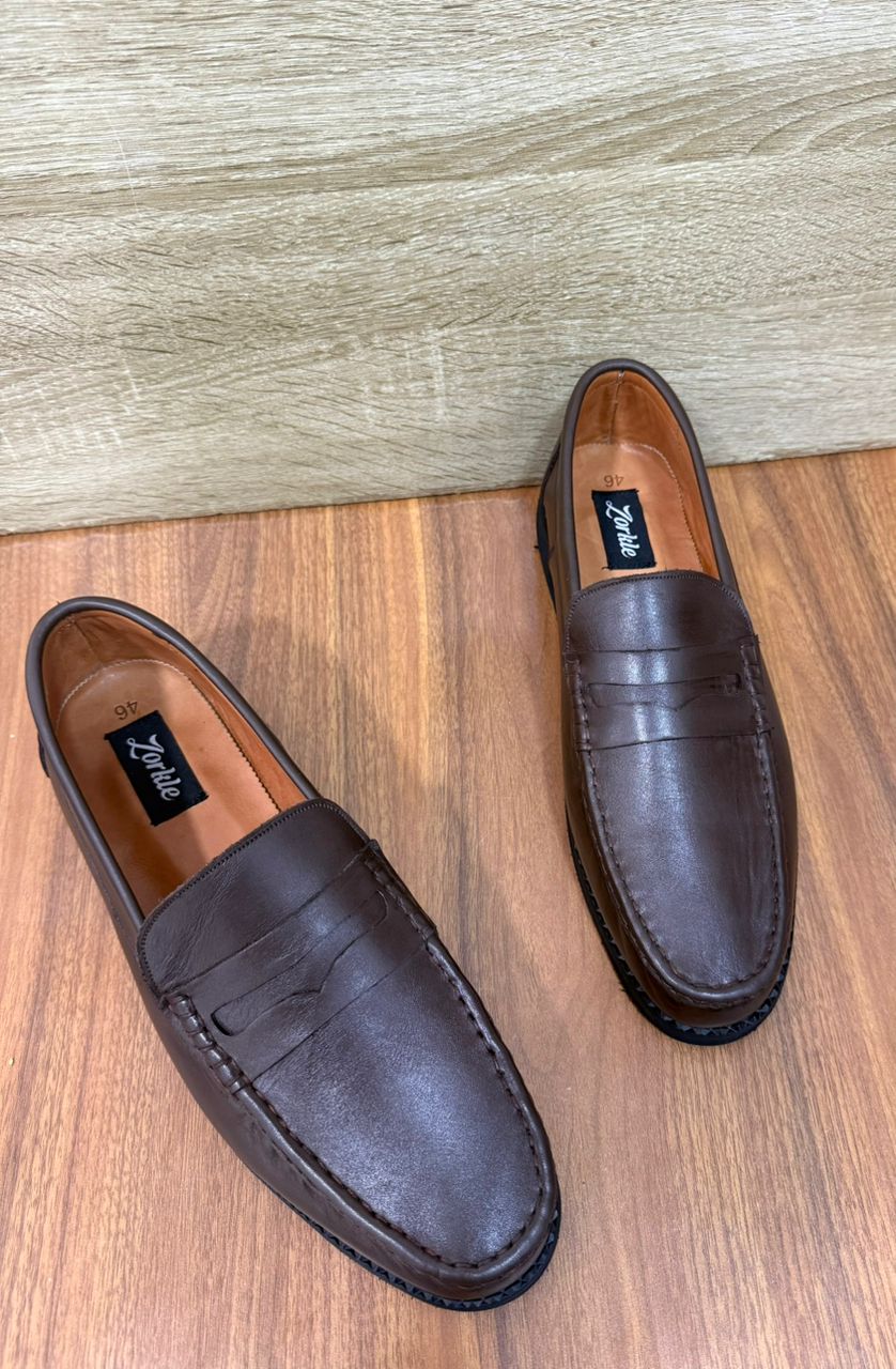 Gazara Loafers Coffee Brown