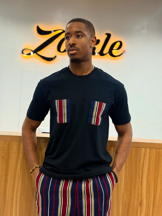 Mide Black Double Pocket