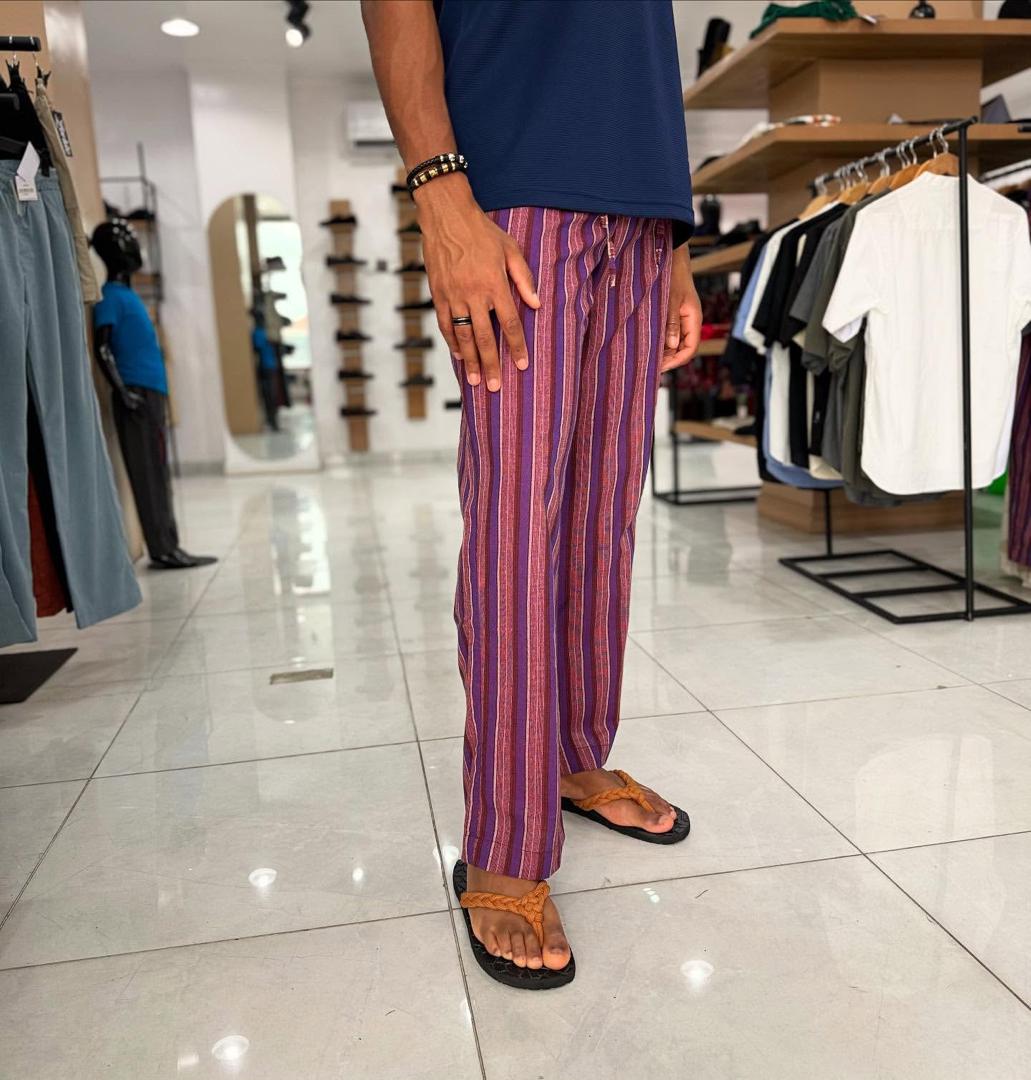 Moss Linen Pant Wine