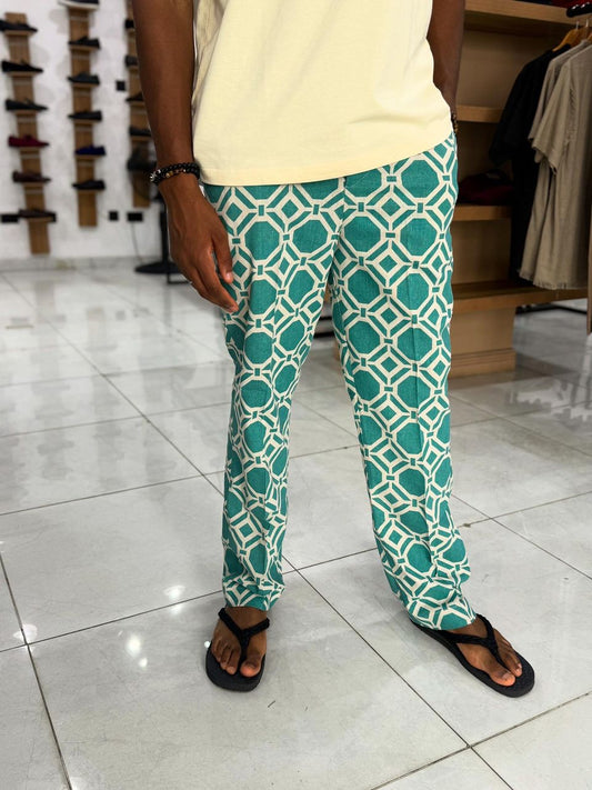 Moss Linen Pants Eclipse