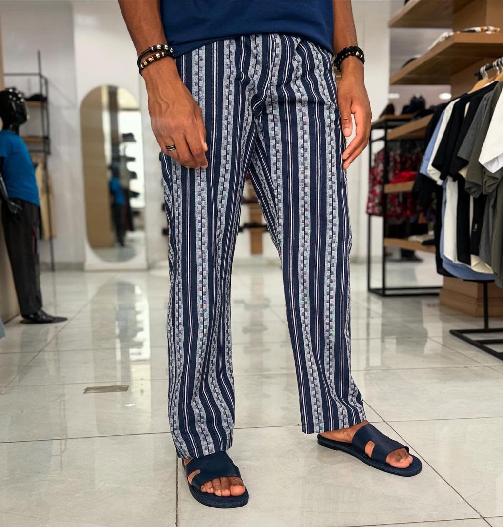 Moss Linen Pants Navy