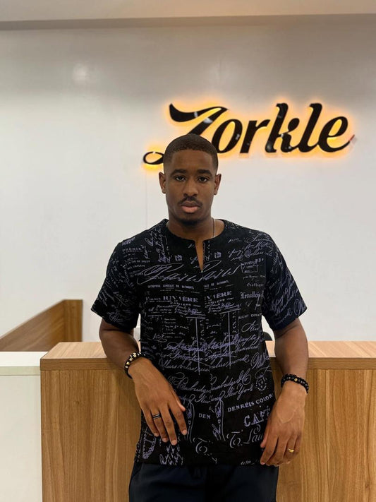 Otunba Shirt Letter Black