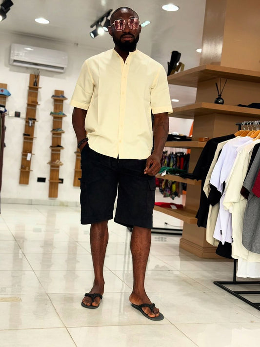 Paddy Corduroy Combat Short Black