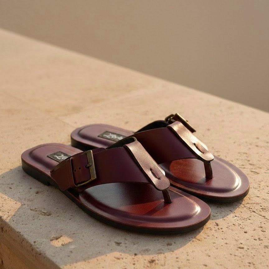Randos Slippers Wine
