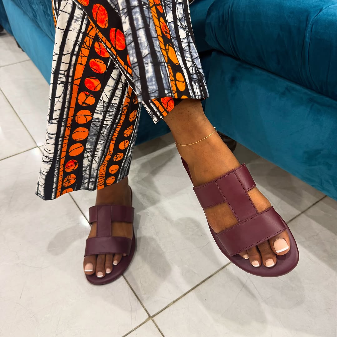 Winnie slippers wine