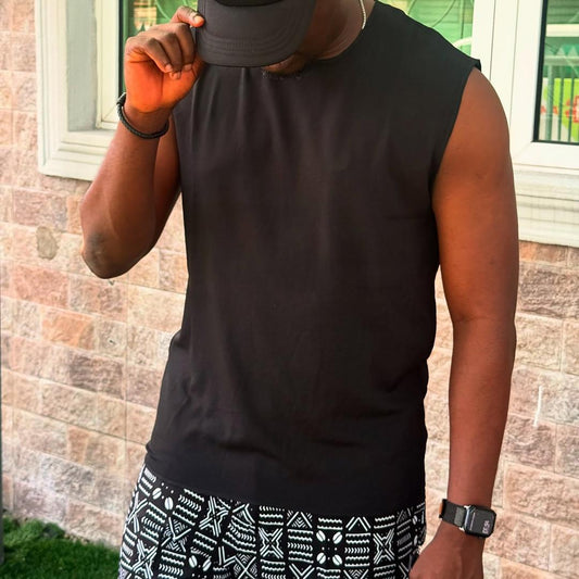 Scott Sleeveless Shirt Black