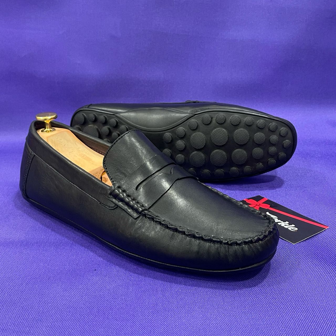 TADE LOAFERS BLACK - Zorkle