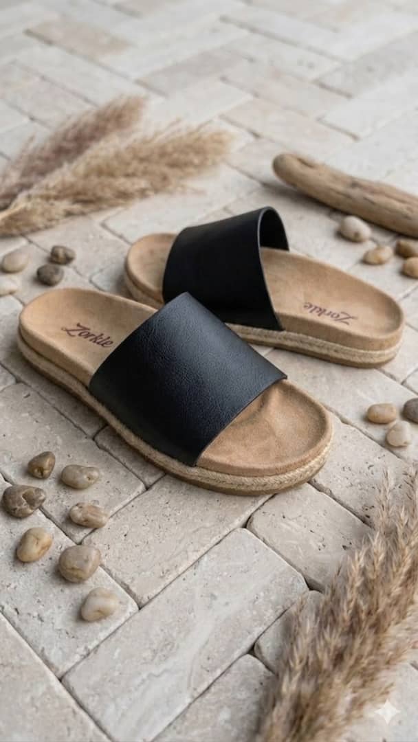 Zita Slippers Black
