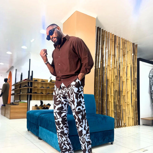 Moss Linen Pants Petal