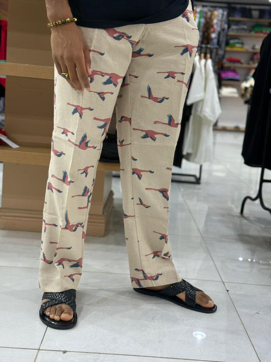 Moss Linen Pant Beige