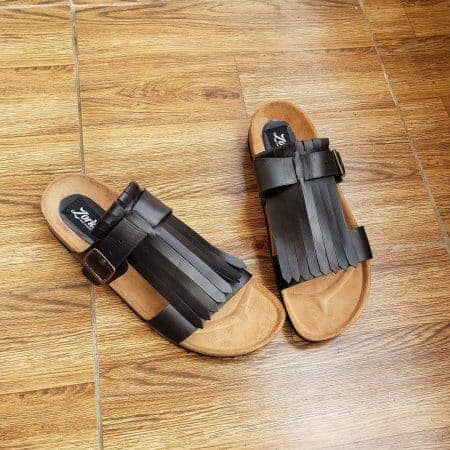 gafar fringe slippers