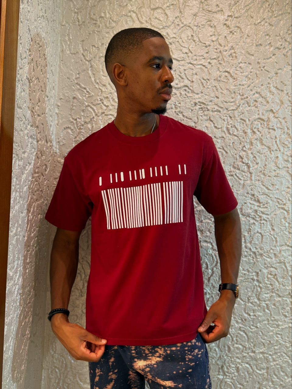 Big Tag Tshirt Wine