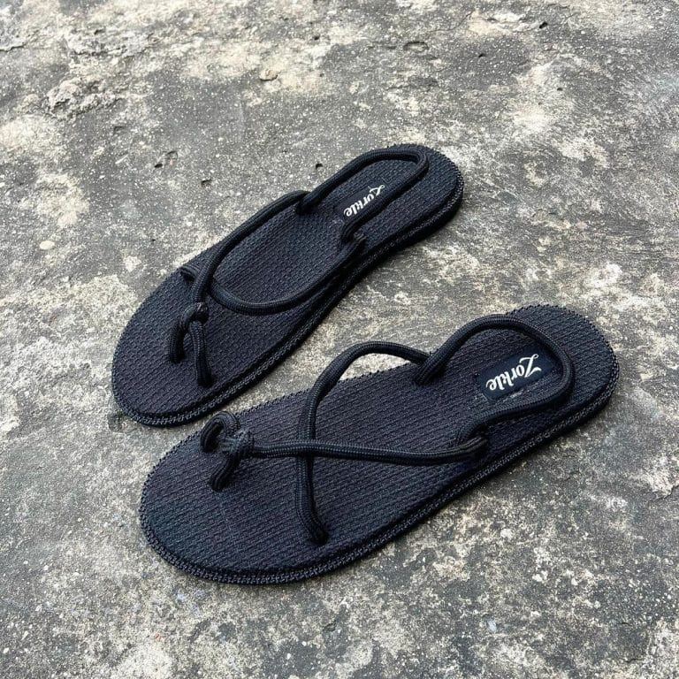 Ganji sandals black