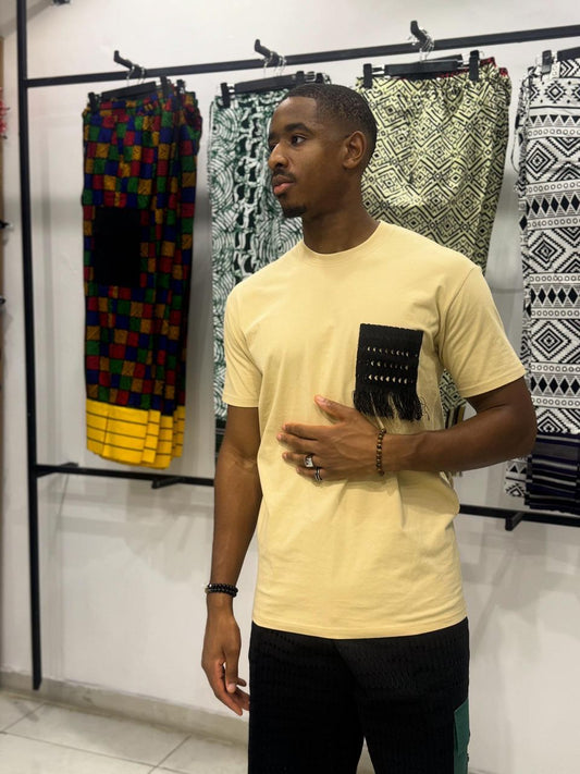 Mide Beige Jawu Fringe