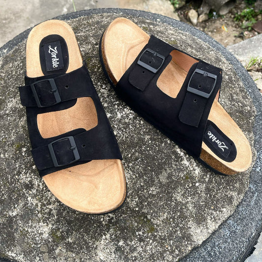 Sanji Black Suede