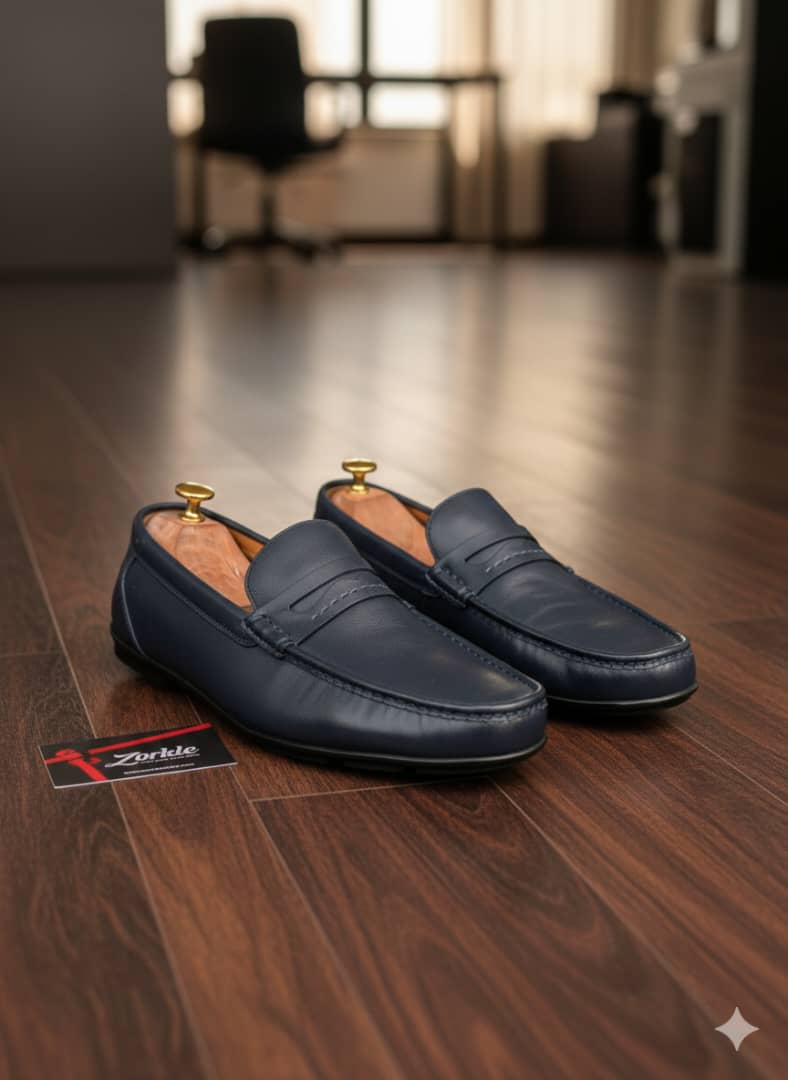 Stride Black Loafers