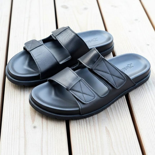 Zori Slides Black