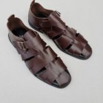 Delta man sandal brown leather ZMD013 Zorkle Shoes, Nigeria