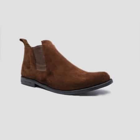 Lennon Chelsea Boots Brown Suede ZMB023 - Zorkle Shoes