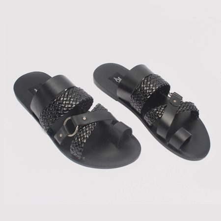 dandi toe slippers black leather zorkle shoes in lagos nigeria