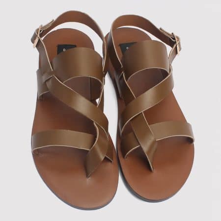kuti sandalKuti Sandals Coffee Brown Leather ZMD016 - Zorkle Shoess brown leather zorkle shoes lagos nigeria