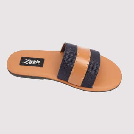Lere flex slippers blue leather zorkle shoes in lagos nigeria