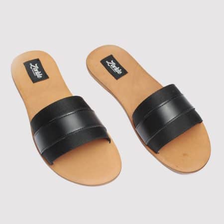 Lere flex black leather zorkle shoes in lagos nigeria