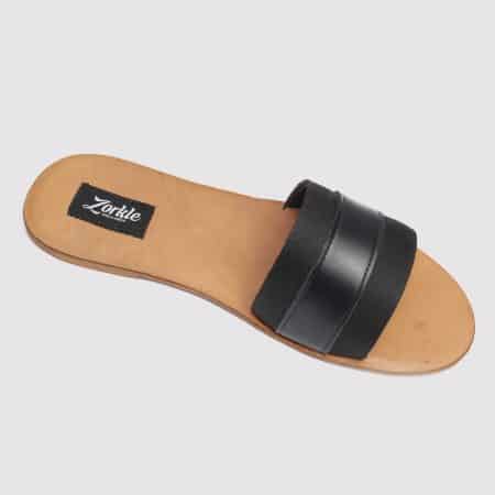 Lere flex black leather zorkle shoes in lagos nigeria