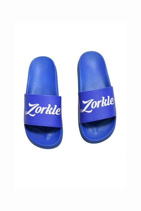 Bazato slides blue ZMP129 - Zorkle Shoes