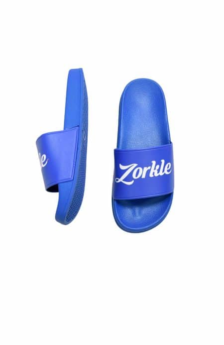 Bazato slides blue ZMP129 - Zorkle Shoes