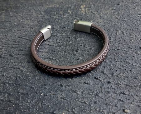 Toka Bracelet Brown Leather ZAB006 - Zorkle