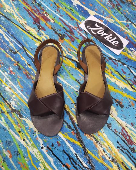 Tomi Sandals Black Leather ZFD046 - Zorkle