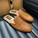 Kani Mules Brown Leather ZMP268 - Zorkle